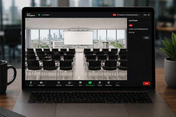 Live streaming production services for conferences and corporate events