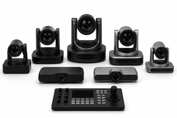 PTZ camera systems for live streaming and hybrid events