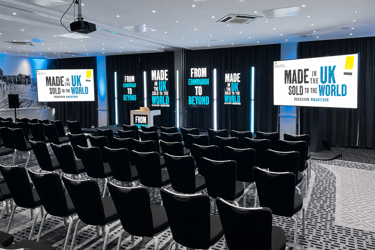 Conference display installation