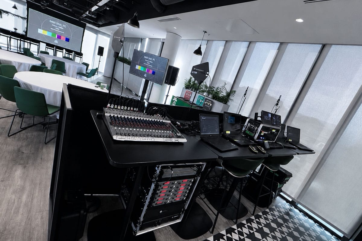 Video production and live event technology services in Edinburgh