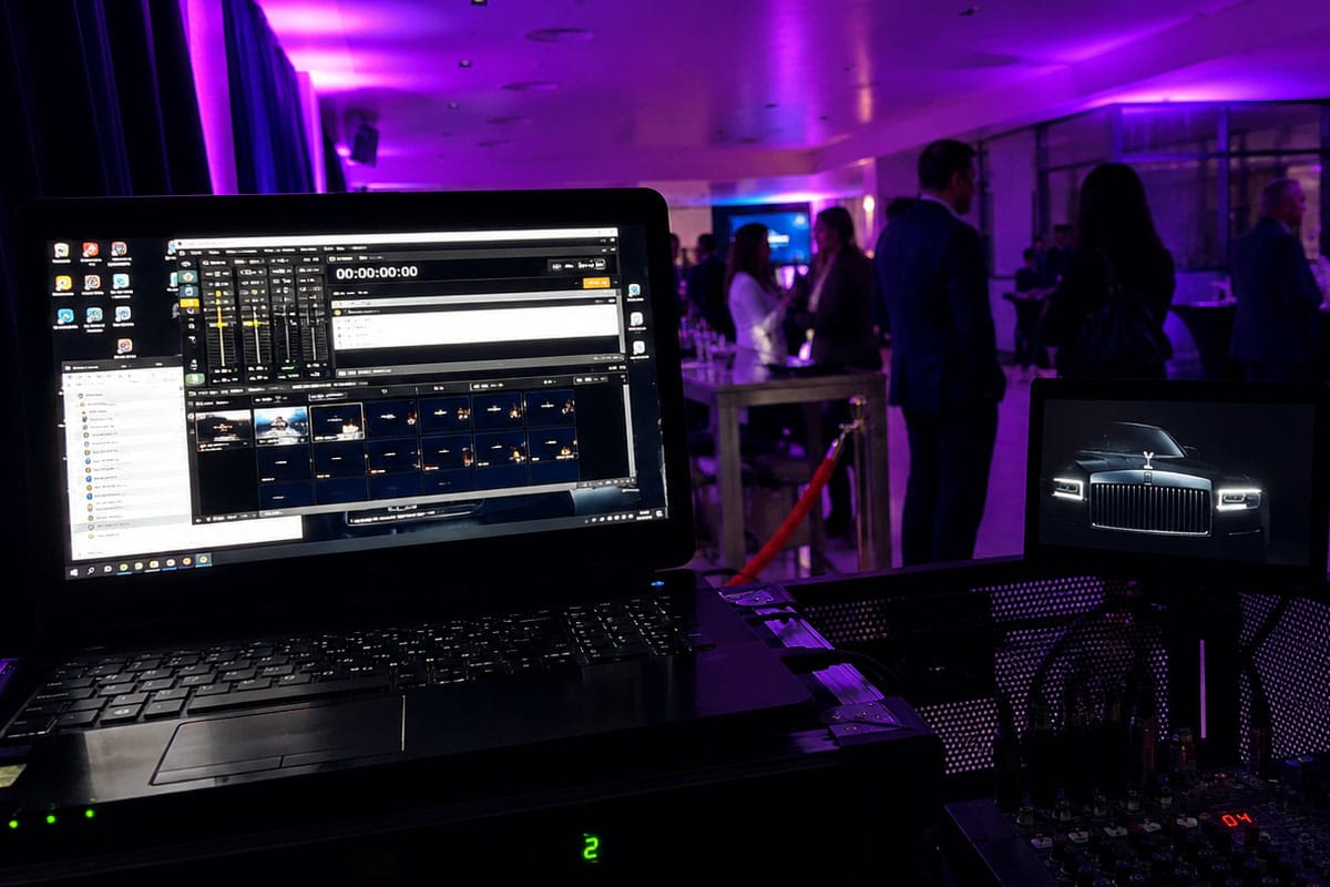 Technical event support and AV technician services in Edinburgh